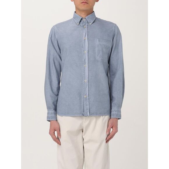Eleventy Shirt Men Gnawed Blue